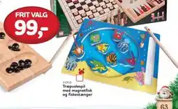 MID Hobby Træpuslespil med magnetfisk og fiskestænger, DKK 99 tilbud
