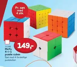 MID Hobby MoYu 4-i-1 puzzle cubes, DKK 149 tilbud