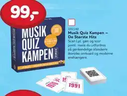MID Hobby Musik Quiz Kampen – De Største Hits, DKK 99 tilbud