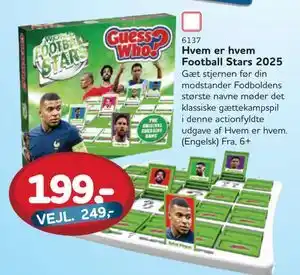 MID Hobby Hvem er hvem Football Stars 2025, DKK 199 tilbud