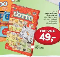 MID Hobby Dyrelotto, DKK 49 tilbud