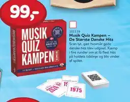 MID Hobby Musik Quiz Kampen – De Største Danske Hits, DKK 99 tilbud