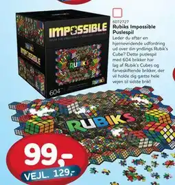 MID Hobby Rubiks Impossible Puslespil, DKK 99 tilbud