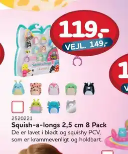 MID Hobby Squish-a-longs 2,5 cm 8 Pack, DKK 119 tilbud