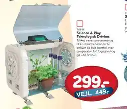 MID Hobby Science & Play, Teknologisk Drivhus, DKK 299 tilbud