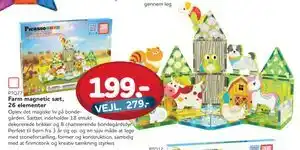 MID Hobby Farm magnetic sæt, 26 elementer, DKK 199 tilbud