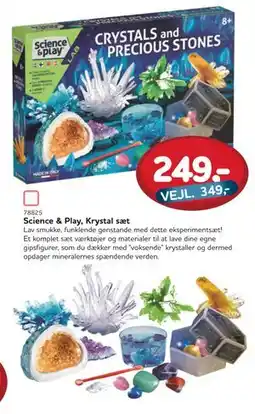 MID Hobby Science & Play, Krystal sæt, DKK 249 tilbud