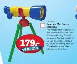MID Hobby Science Mit første teleskop, DKK 179 tilbud