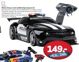 MID Hobby Police Chase 1:12 2,4GHz Fjernstyret bil, DKK 149 tilbud