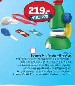 MID Hobby Science Mit første mikroskop, DKK 219 tilbud