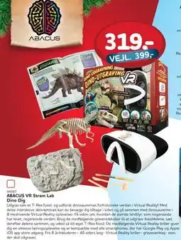 MID Hobby ABACUS VR Stram Lab Dino Dig, DKK 319 tilbud