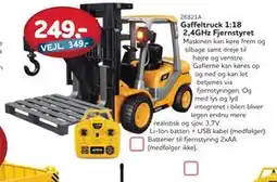 MID Hobby Gaffeltruck 1:18 2,4GHz Fjernstyret., DKK 249 tilbud