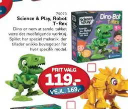 MID Hobby Science & Play, Robot T-Rex, DKK 119 tilbud