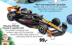 MID Hobby McLaren MCL60 Formel 1 racerbil 1:43, DKK 99 tilbud