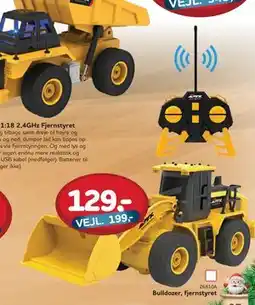 MID Hobby Bulldozer, fjernstyret, DKK 129 tilbud