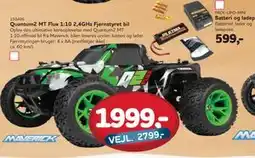 MID Hobby Quantum2 MT Flux 1:10 2,4GHz Fjernstyret bil, DKK 1999 tilbud