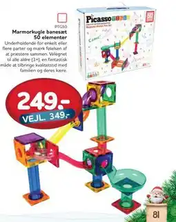 MID Hobby Marmorkugle banesæt 50 elementer, DKK 249 tilbud