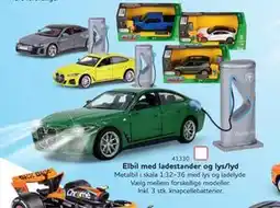 MID Hobby Elbil med ladestander og lys/lyd, DKK 99 tilbud