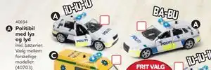 MID Hobby Politibil med lys og lyd, DKK 79 tilbud