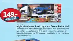 MID Hobby Mighty Machines Small Light and Sound Police Heli, DKK 149 tilbud