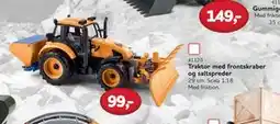 MID Hobby Traktor med frontskraber og saltspreder, DKK 99 tilbud