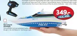 MID Hobby Fjernstyret Politibåd, DKK 349 tilbud