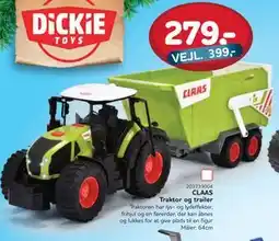 MID Hobby CLAAS Traktor og trailer, DKK 279 tilbud