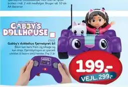 MID Hobby Gabby's dukkehus fjernstyret bil, DKK 199 tilbud