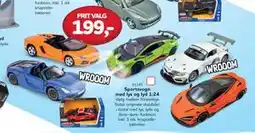 MID Hobby Sportsvogn med lys og lyd 1:24, DKK 199 tilbud