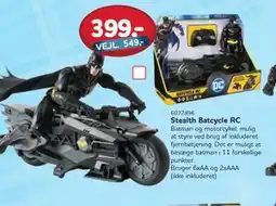 MID Hobby Stealth Batcycle RC, DKK 399 tilbud