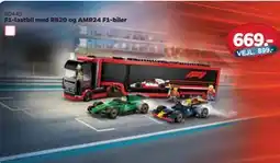 MID Hobby F1-lastbil med RB20 og AMR24 F1-biler, DKK 669 tilbud