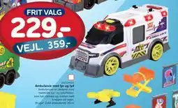 MID Hobby Ambulance med lys og lyd, DKK 229 tilbud