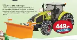 MID Hobby Claas Axion 950 med sneplov, DKK 449 tilbud