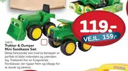 MID Hobby Traktor & Dumper Mini Sandkasse Sæt, DKK 119 tilbud