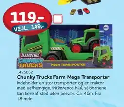 MID Hobby Chunky Trucks Farm Mega Transporter, DKK 119 tilbud