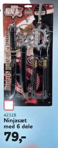 MID Hobby Ninjasæt med 6 dele, DKK 79 tilbud