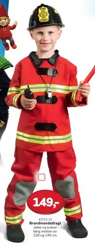 MID Hobby Brandmandsdragt, DKK 149 tilbud