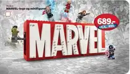 MID Hobby MARVEL-logo og minifigurer, DKK 689 tilbud