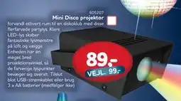MID Hobby Mini Disco projektor, DKK 89 tilbud