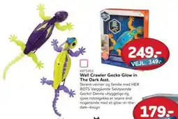 MID Hobby Wall Crawler Gecko Glow in The Dark Asst, DKK 249 tilbud