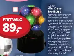 MID Hobby Mini Disco Spejlkugle, DKK 89 tilbud