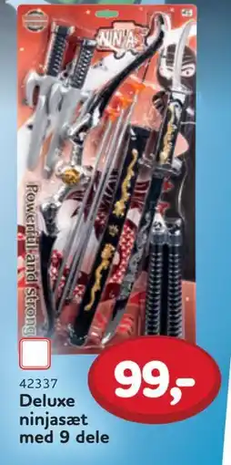 MID Hobby Deluxe ninjasæt med 9 dele, DKK 99 tilbud