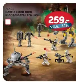 MID Hobby Battle Pack med klonsoldater fra 327, DKK 259 tilbud