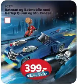 MID Hobby Batman og Batmobile mod Harley Quinn og Mr. Freeze, DKK 399 tilbud