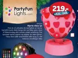 MID Hobby Hjerte disco lys, DKK 219 tilbud