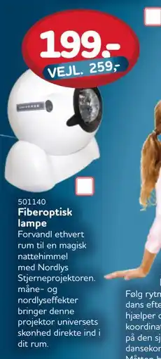 MID Hobby Fiberoptisk lampe, DKK 199 tilbud