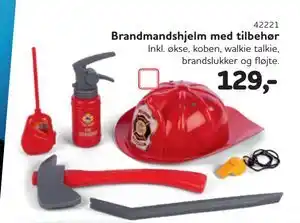 MID Hobby Brandmandshjelm med tilbehør, DKK 129 tilbud