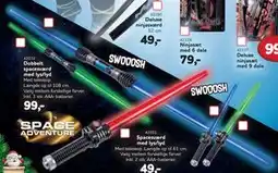 MID Hobby Dobbelt spacesværd med lys/lyd, DKK 99 tilbud