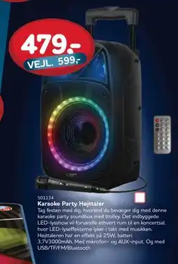 MID Hobby Karaoke Party Højttaler, DKK 479 tilbud