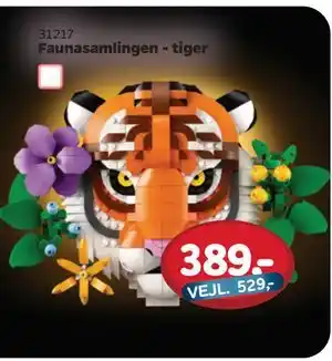 Faunasamlingen - tiger, DKK 389